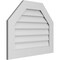 Ekena Millwork Octagonal Top Surface Mount PVC Gable Vent w/ 3-1/2"W x 1"P Standard Frame, 30"W x 24"H GVPOT30X2401SN - alternate 3